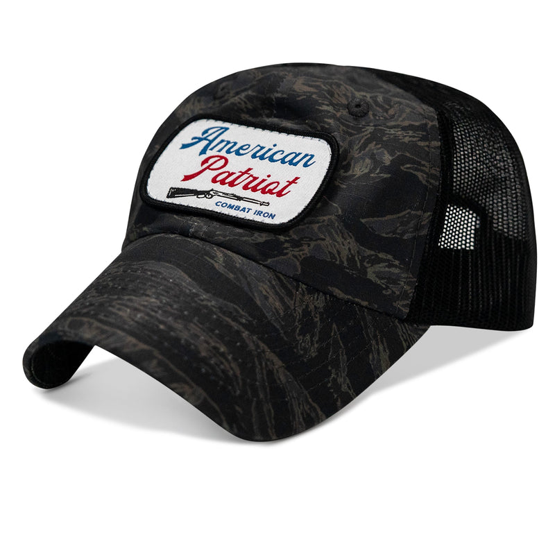 Load image into Gallery viewer, American Patriot Patch Tactical Ripstop Mesh Snapback Hat
