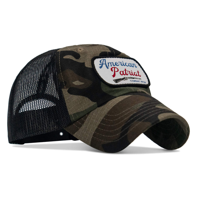 Load image into Gallery viewer, American Patriot Patch Tactical Ripstop Mesh Snapback Hat
