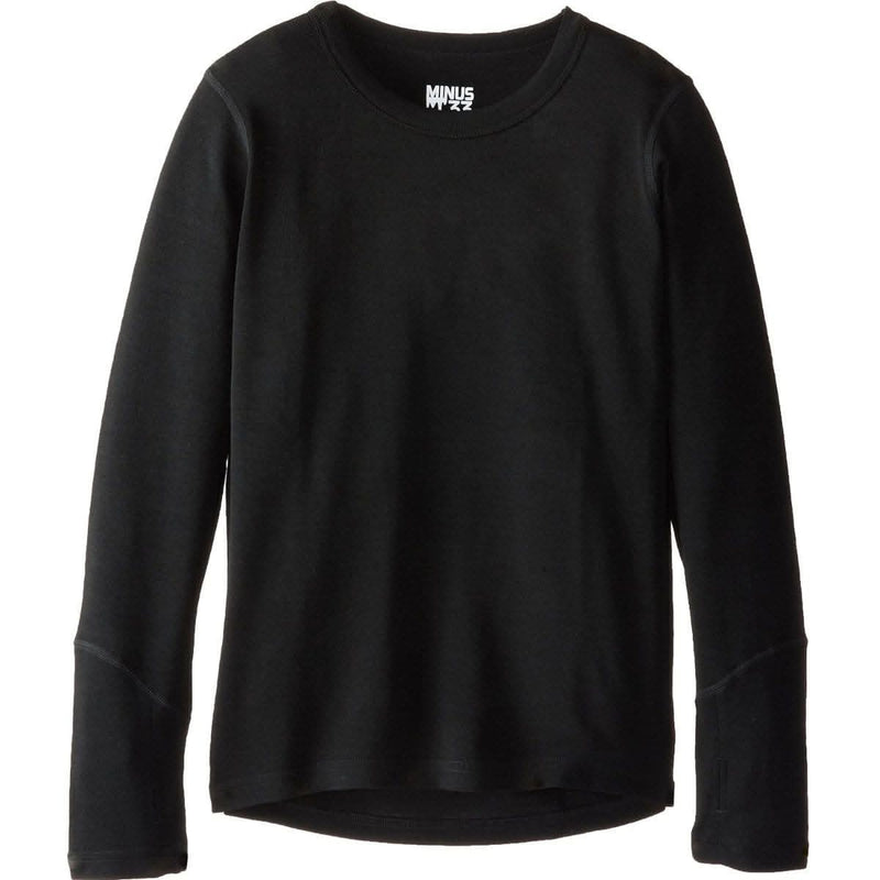 Load image into Gallery viewer, Midweight Kid's Wool Top Base Layer Crew - 100% Merino Wool
