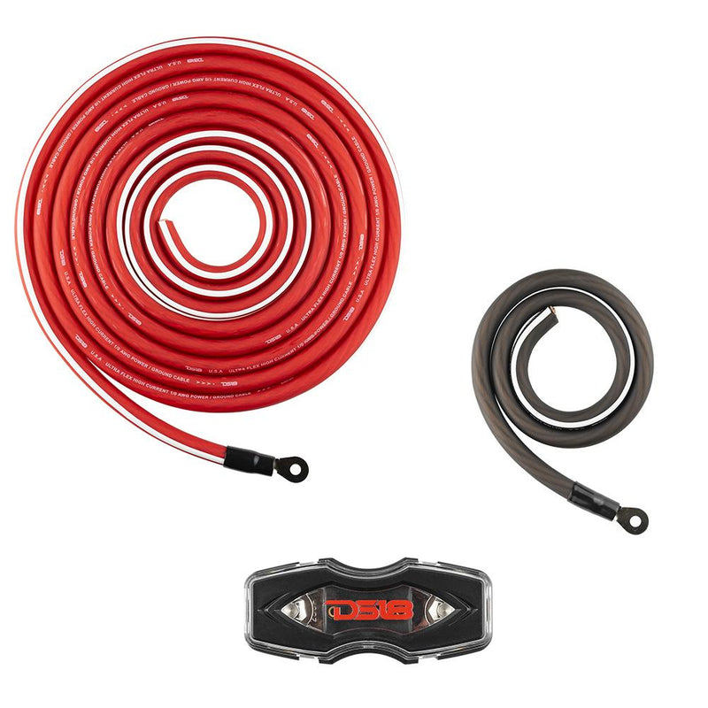 Load image into Gallery viewer, 4-GA CCA Amplifier Installation Kit - RED
