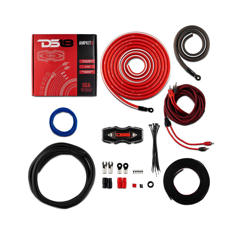 Load image into Gallery viewer, DS18 ZXI12.4D-PKG Bass Package - 2 x ZXI12.4D - 12&quot; Car Subwoofer, ZR2000.1D - 1-Channel Monoblock Amplifier, and AMPKIT0
