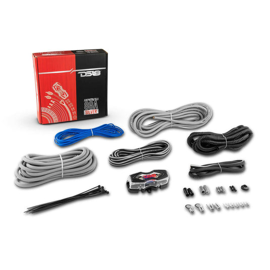 8-GA CCA Amplifier Installation Kit - SILVER - Skoutley Outdoors LLC