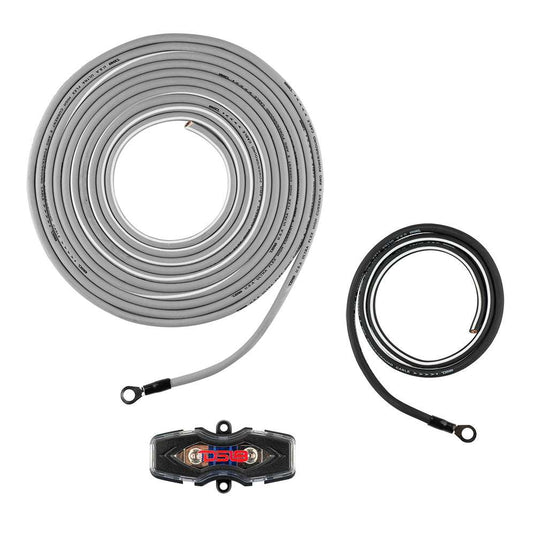 8-GA CCA Amplifier Installation Kit - SILVER - Skoutley Outdoors LLC