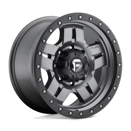 Fuel 1 Pc D558 Anza Matte Gun Metal Black Bead Ring