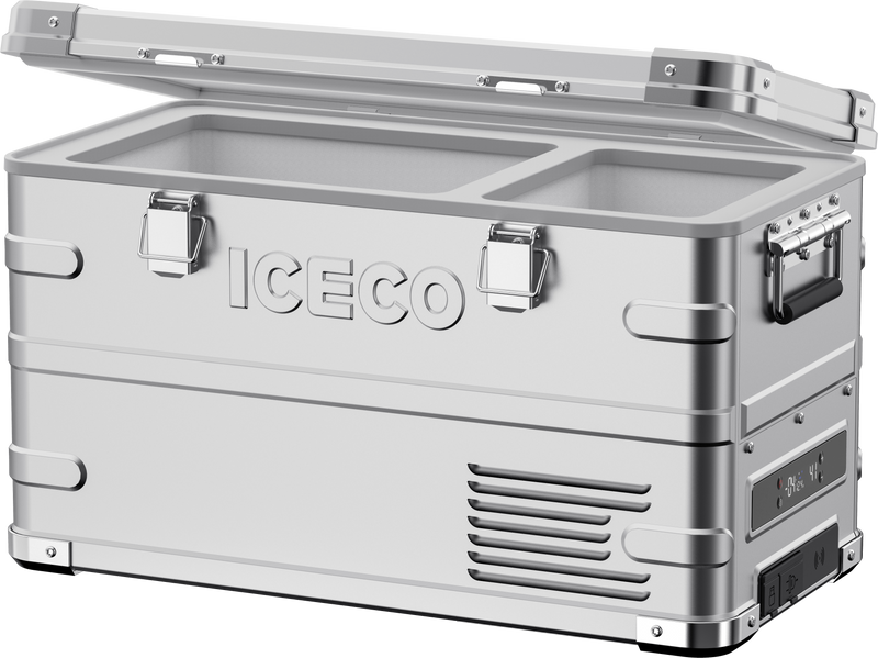 Load image into Gallery viewer, APL35 Dual Zone Aluminum Fridge refrigerator| ICECO | 35 LT
