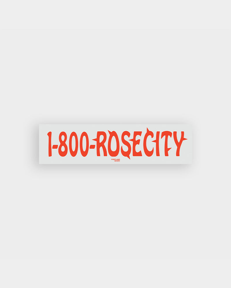 Load image into Gallery viewer, 1-800-RoseCity Bumper Sticker
