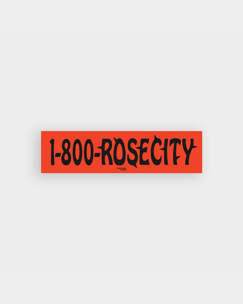 Load image into Gallery viewer, 1-800-RoseCity Bumper Sticker

