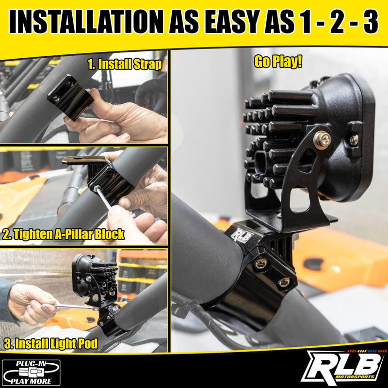 Load image into Gallery viewer, Light POD A-Pillar Clamp
