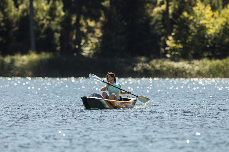 Load image into Gallery viewer, Aqua Marina TOMAHAWK AIR-K 12'4" Inflatable High Pressure Speed Kayak / Canoe
