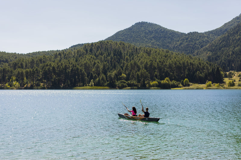 Load image into Gallery viewer, Aqua Marina TOMAHAWK AIR-K 14'5" Inflatable High Pressure Speed Kayak / Canoe

