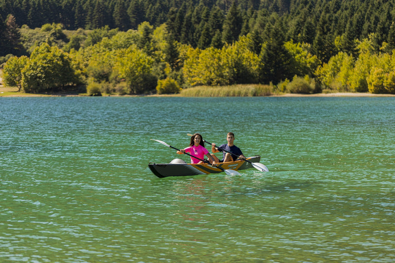 Load image into Gallery viewer, Aqua Marina TOMAHAWK AIR-K 14'5" Inflatable High Pressure Speed Kayak / Canoe
