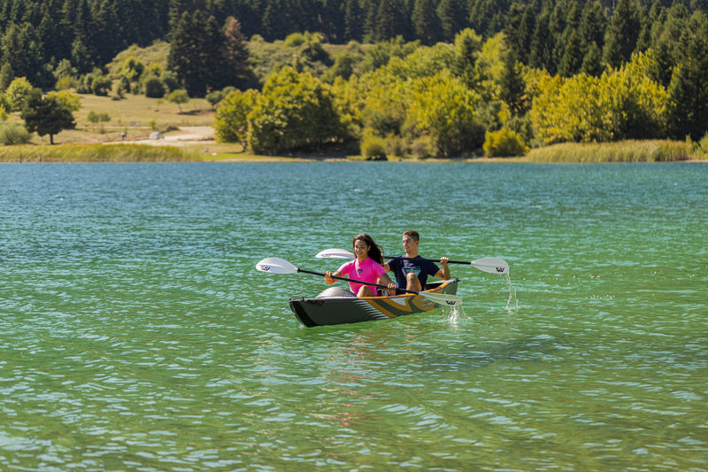 Load image into Gallery viewer, Aqua Marina TOMAHAWK AIR-K 14'5" Inflatable High Pressure Speed Kayak / Canoe
