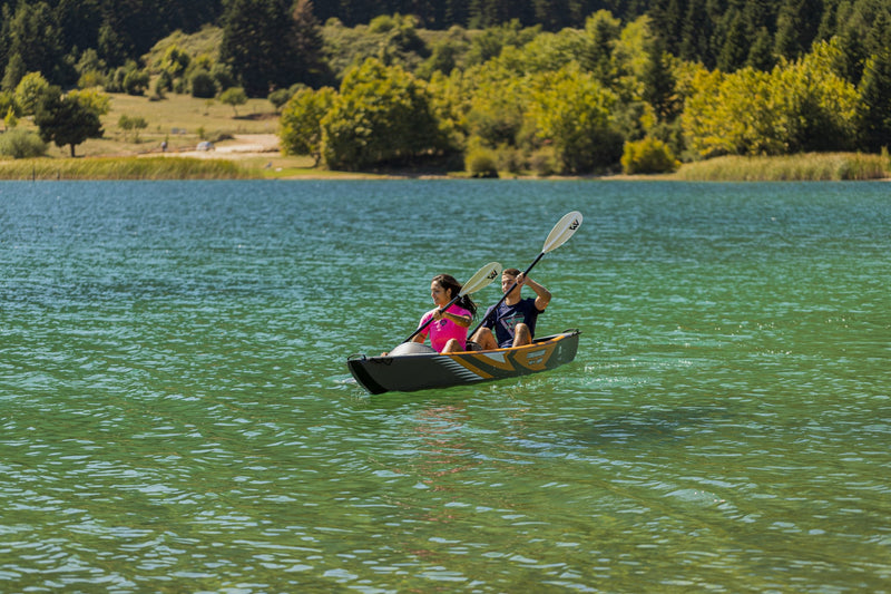 Load image into Gallery viewer, Aqua Marina TOMAHAWK AIR-K 14'5" Inflatable High Pressure Speed Kayak / Canoe
