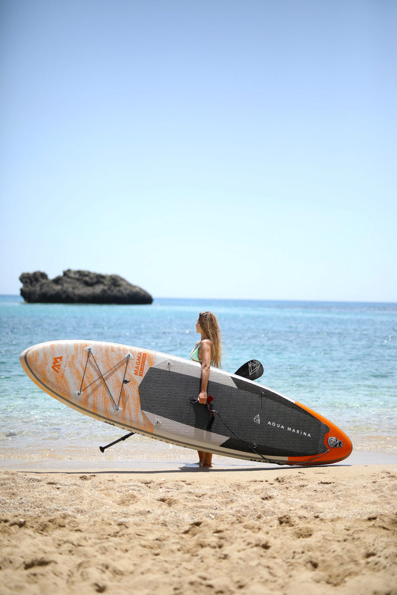 Load image into Gallery viewer, Aqua Marina MAGMA 11'2" Inflatable Paddle Board All-Around Advanced SUP

