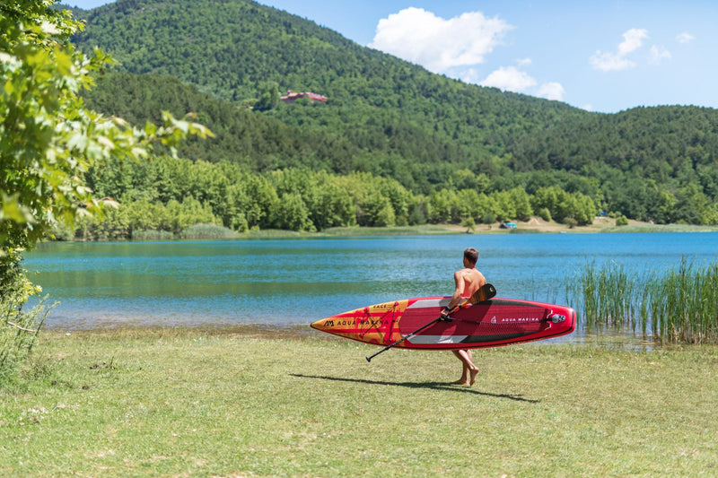 Load image into Gallery viewer, Aqua Marina RACE 12'6" Inflatable Paddle Board Racing SUP
