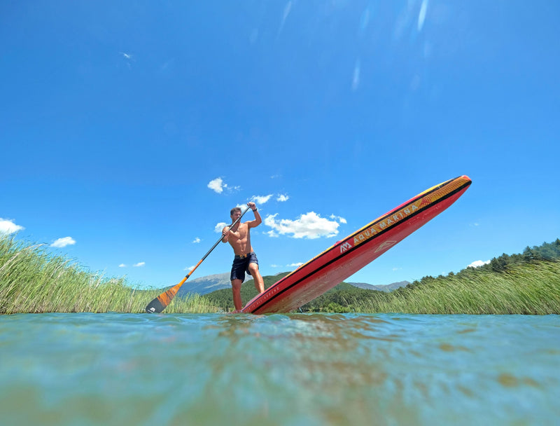 Load image into Gallery viewer, Aqua Marina RACE 12'6" Inflatable Paddle Board Racing SUP
