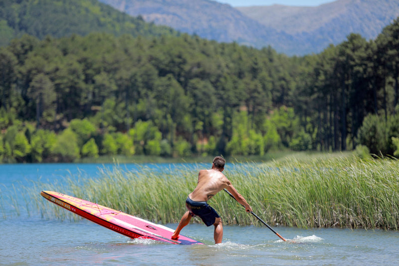 Load image into Gallery viewer, Aqua Marina RACE 12'6" Inflatable Paddle Board Racing SUP

