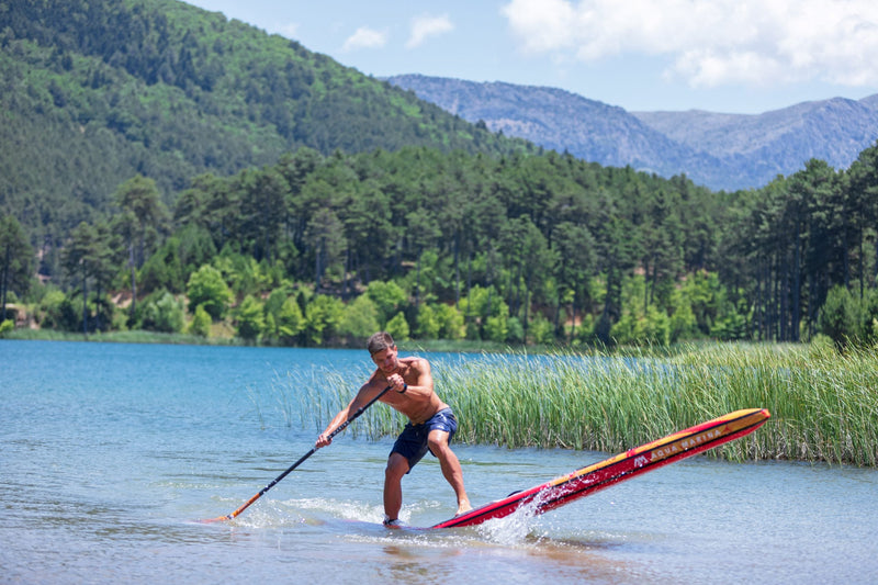 Load image into Gallery viewer, Aqua Marina RACE 12'6" Inflatable Paddle Board Racing SUP
