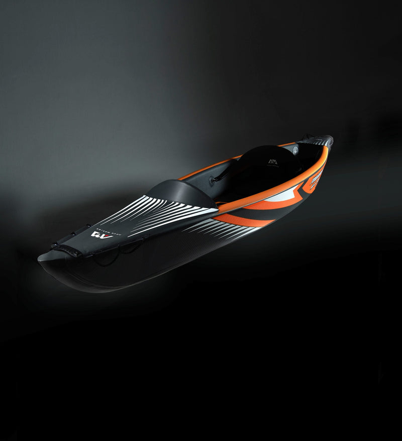 Load image into Gallery viewer, Aqua Marina TOMAHAWK AIR-K 12'4" Inflatable High Pressure Speed Kayak / Canoe
