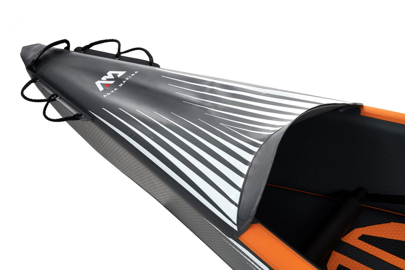 Load image into Gallery viewer, Aqua Marina TOMAHAWK AIR-K 12'4" Inflatable High Pressure Speed Kayak / Canoe
