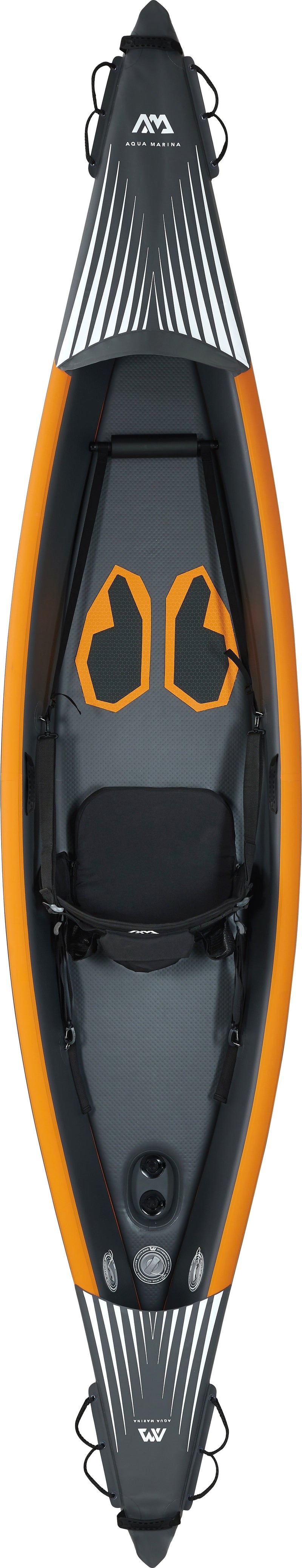 Load image into Gallery viewer, Aqua Marina TOMAHAWK AIR-K 12'4" Inflatable High Pressure Speed Kayak / Canoe
