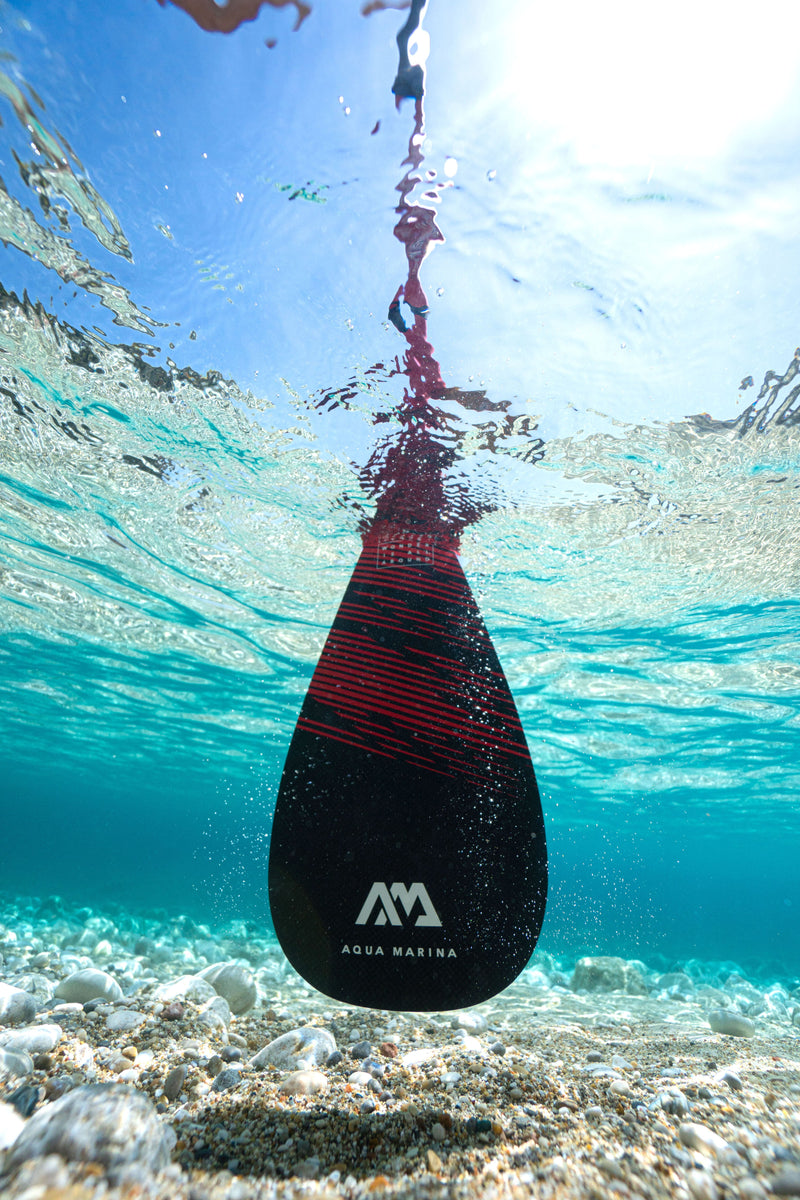 Load image into Gallery viewer, Aqua Marina Carbon Pro Fiberglass SUP Paddle (3-Section)
