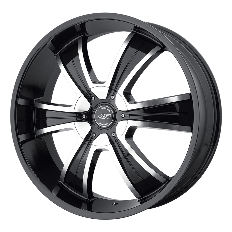 Load image into Gallery viewer, American Racing Gloss Black Machined

