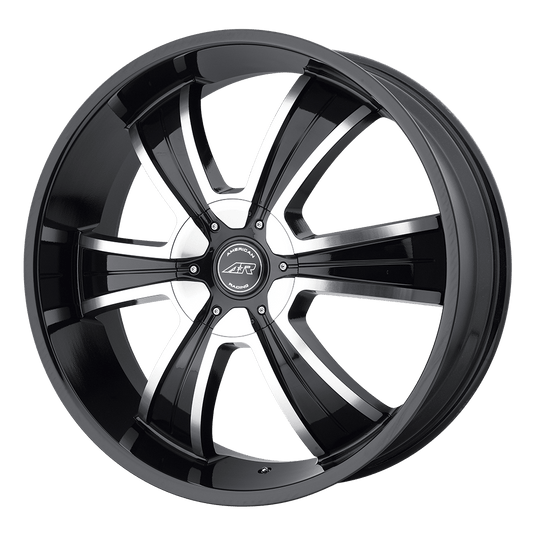 American Racing Gloss Black Machined
