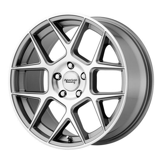 American Racing Ar913 Apex Gun Metal Machined Face