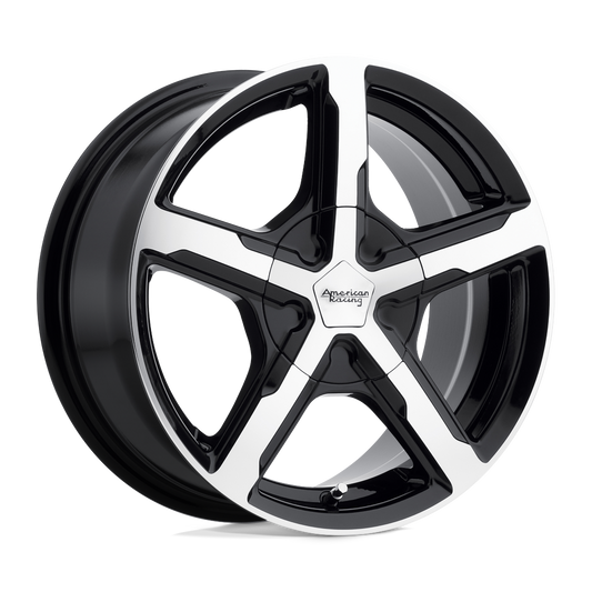 American Racing Gloss Black Machined