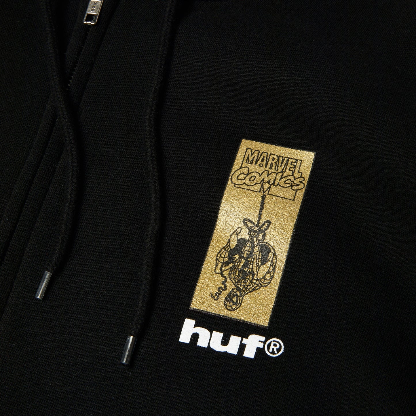 HUF x Marvel Spider-Man Arachknight FZ Hoodie - Black