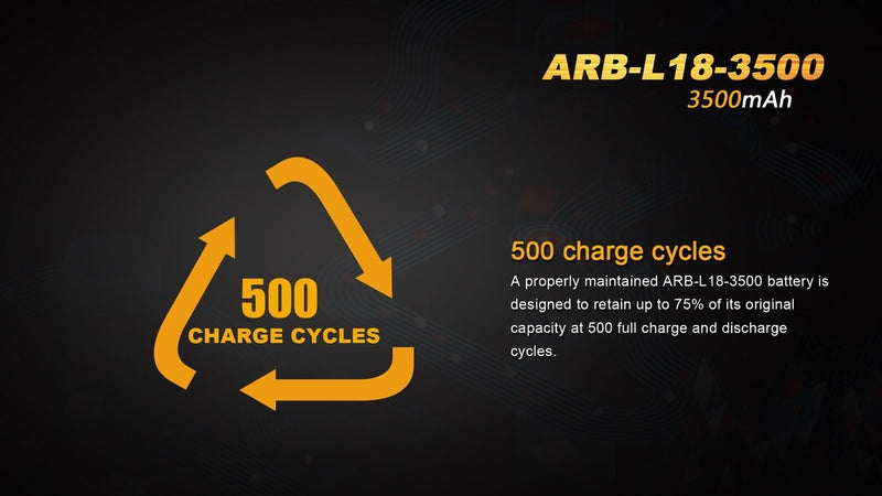Load image into Gallery viewer, Fenix ARB-L18-3500 High-Capacity 18650 Battery - 3500mAh
