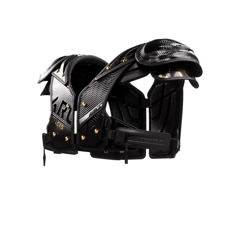 Load image into Gallery viewer, ARC_V1 ELITE SHOULDER PADS WITH ATTACHED BACK PLATE - ALL-PURPOSE
