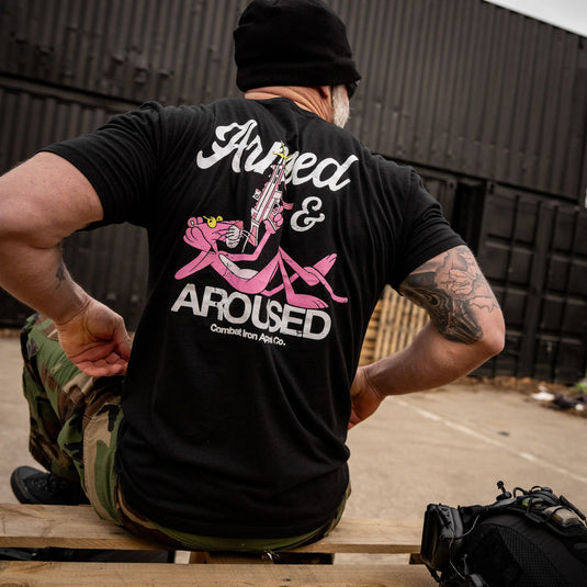 Armed and Aroused  Men's T-Shirt