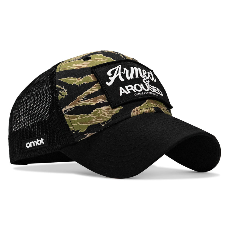 Load image into Gallery viewer, Armed &amp; Aroused Patch Original Ripstop Snapback Hat

