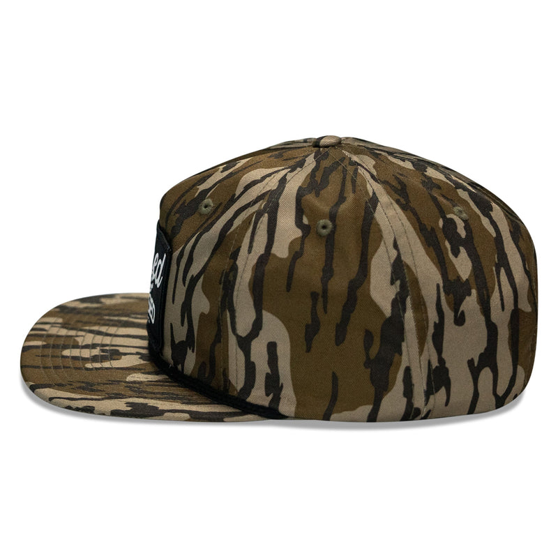 Load image into Gallery viewer, Armed &amp; Aroused Patch Flatbill Snapback Hat
