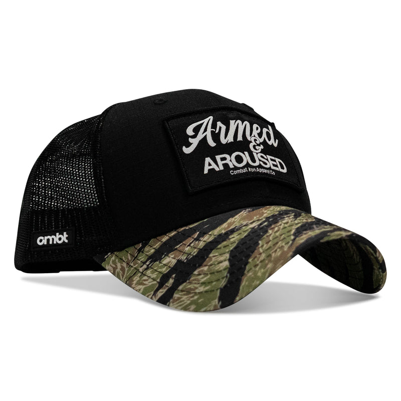 Load image into Gallery viewer, Armed &amp; Aroused Patch Original Ripstop Snapback Hat
