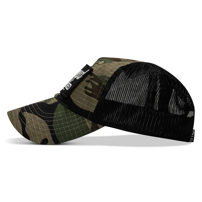 Load image into Gallery viewer, Armed &amp; Aroused Patch. Tactical Ripstop Mesh Snapback Hat
