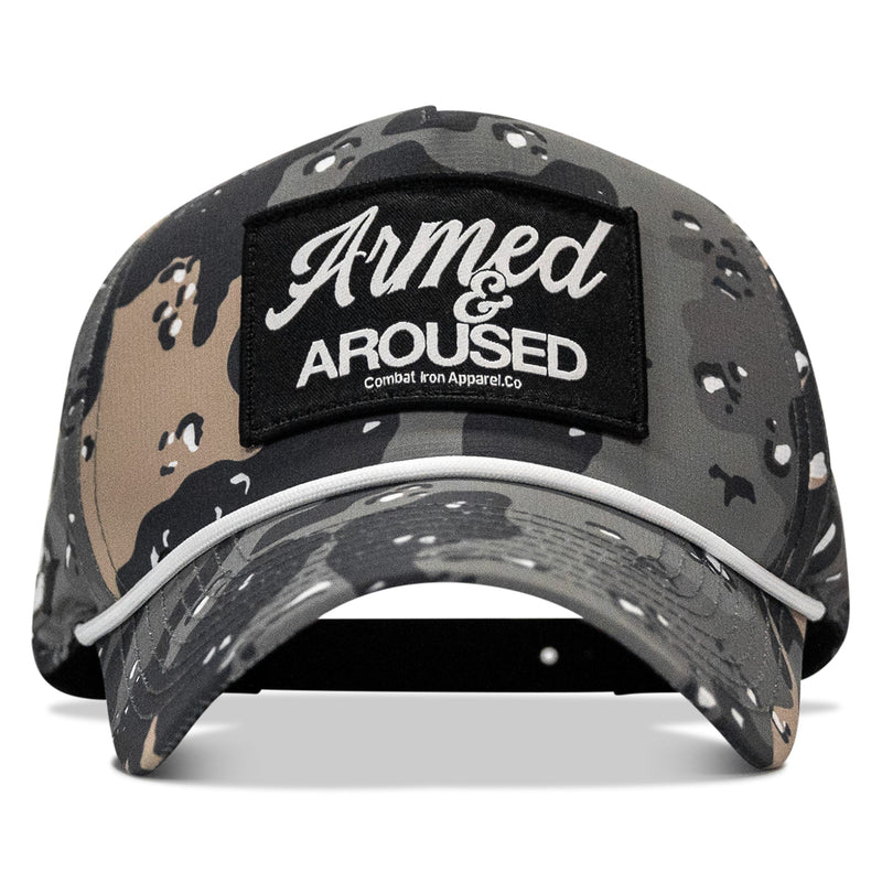 Load image into Gallery viewer, Armed &amp; Aroused Patch Weekender Snapback
