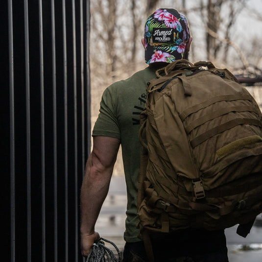 Armed & Aroused Patch Snapback Hat