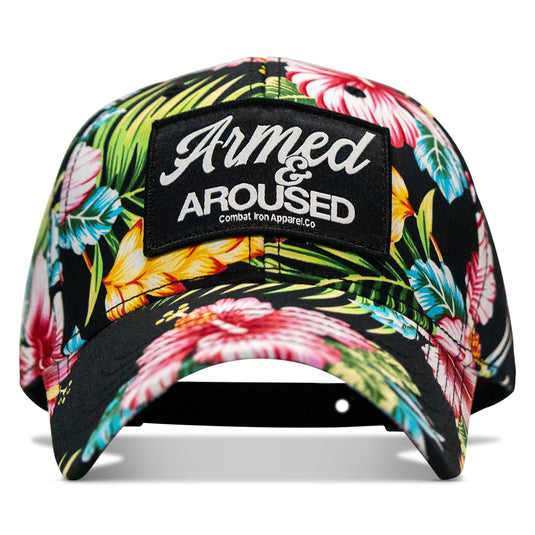 Armed & Aroused Patch Snapback Hat