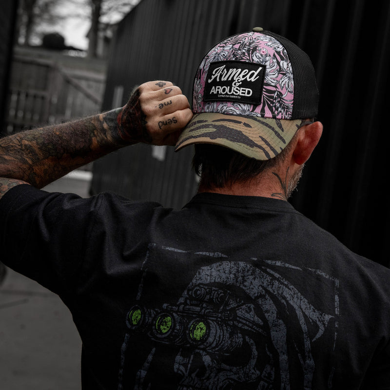 Load image into Gallery viewer, Armed &amp; Aroused Patch Original Ripstop Snapback Hat
