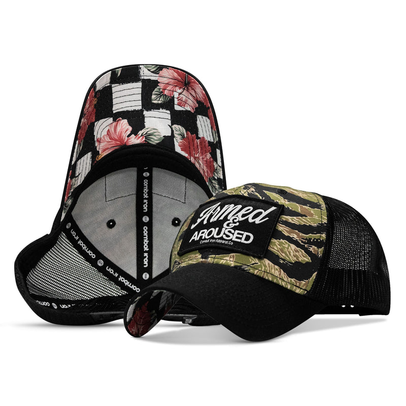Load image into Gallery viewer, Armed &amp; Aroused Patch Original Ripstop Snapback Hat
