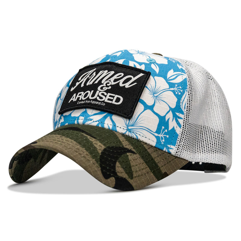 Load image into Gallery viewer, Armed &amp; Aroused Patch Original Ripstop Snapback Hat
