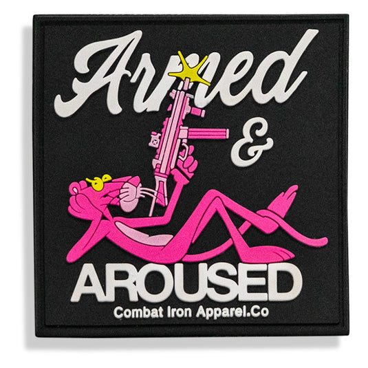 Armed & Aroused PVC Patch