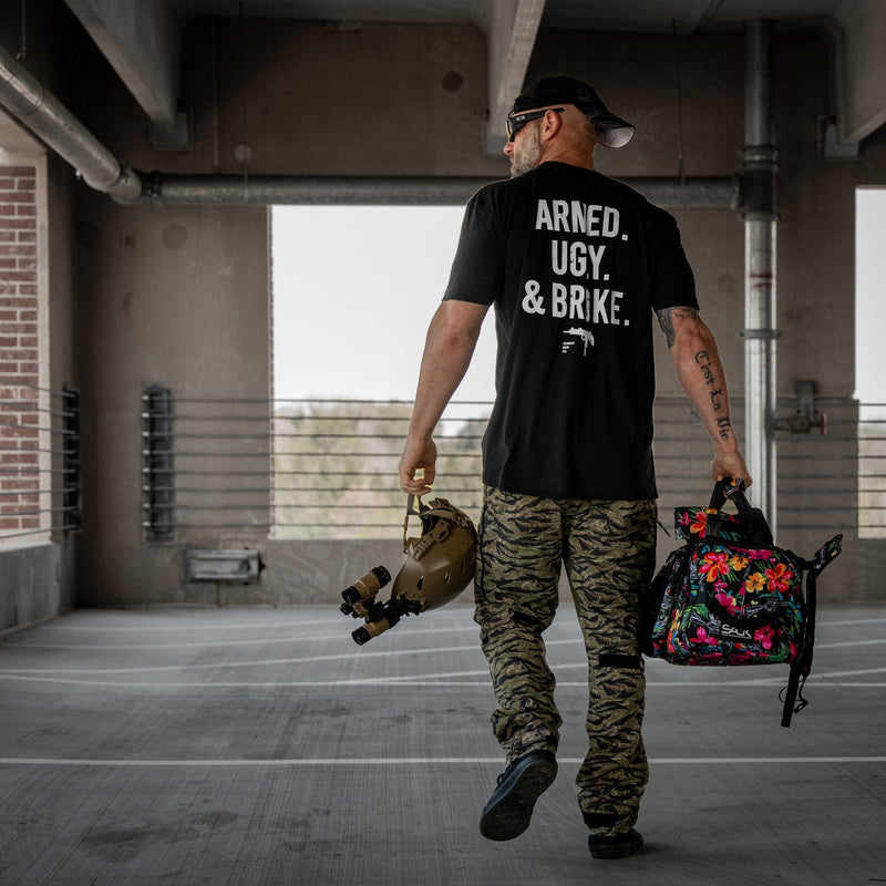 Load image into Gallery viewer, Armed. Ugly. &amp; Broke. Men's T-Shirt
