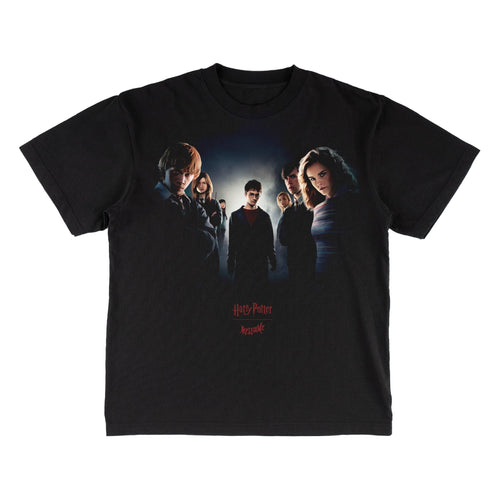 Welcome x Harry Potter Army Boxy Garment-Dyed Tee - Black