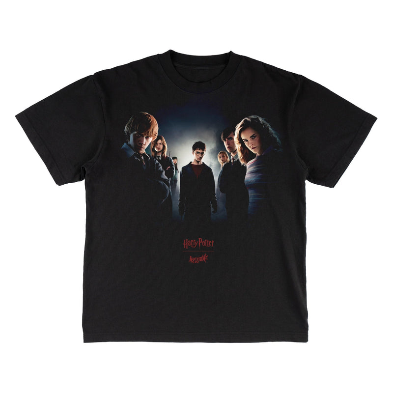 Load image into Gallery viewer, Welcome x Harry Potter Army Boxy Garment-Dyed Tee - Black
