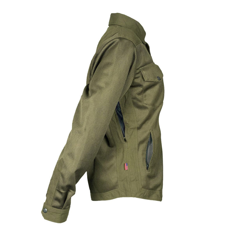 Load image into Gallery viewer, Protective Summer Mesh Shirt for Women - Army Green Solid
