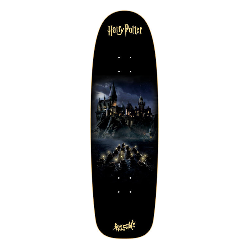 Load image into Gallery viewer, Welcome x Harry Potter Arrival On Slappy Slap Deck - 9.5″ Black/Gold Foil
